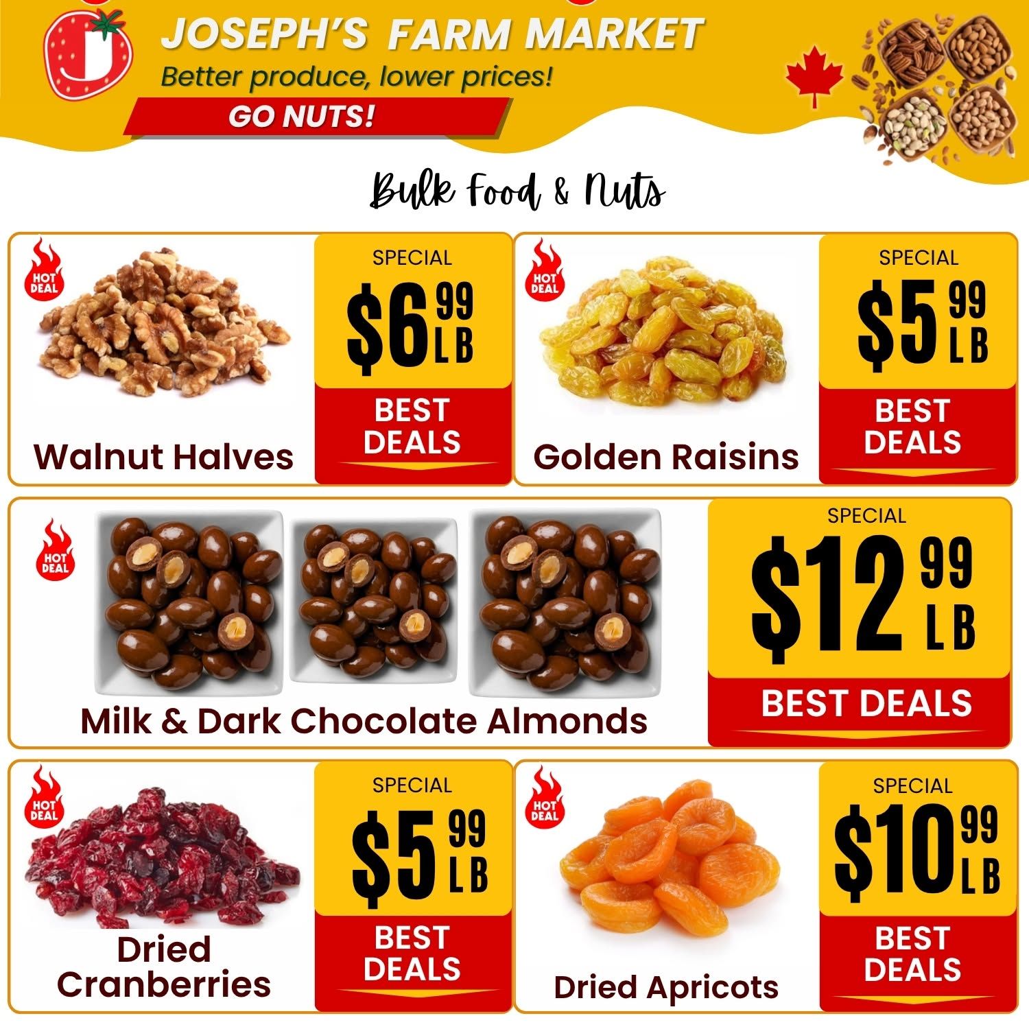 Joseph's Farm Market Flyer September 4 to 9