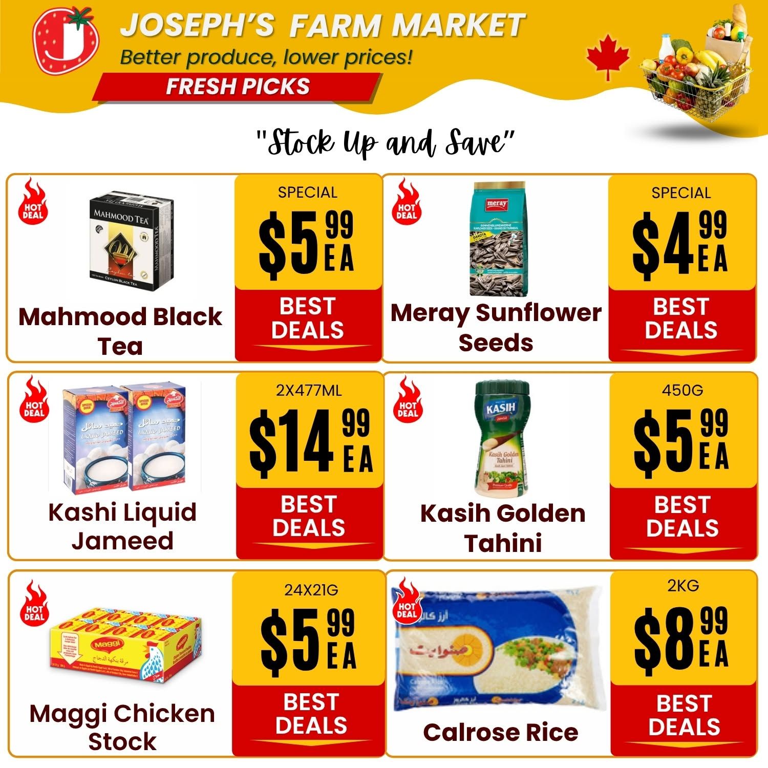 Joseph's Farm Market Flyer September 4 to 9