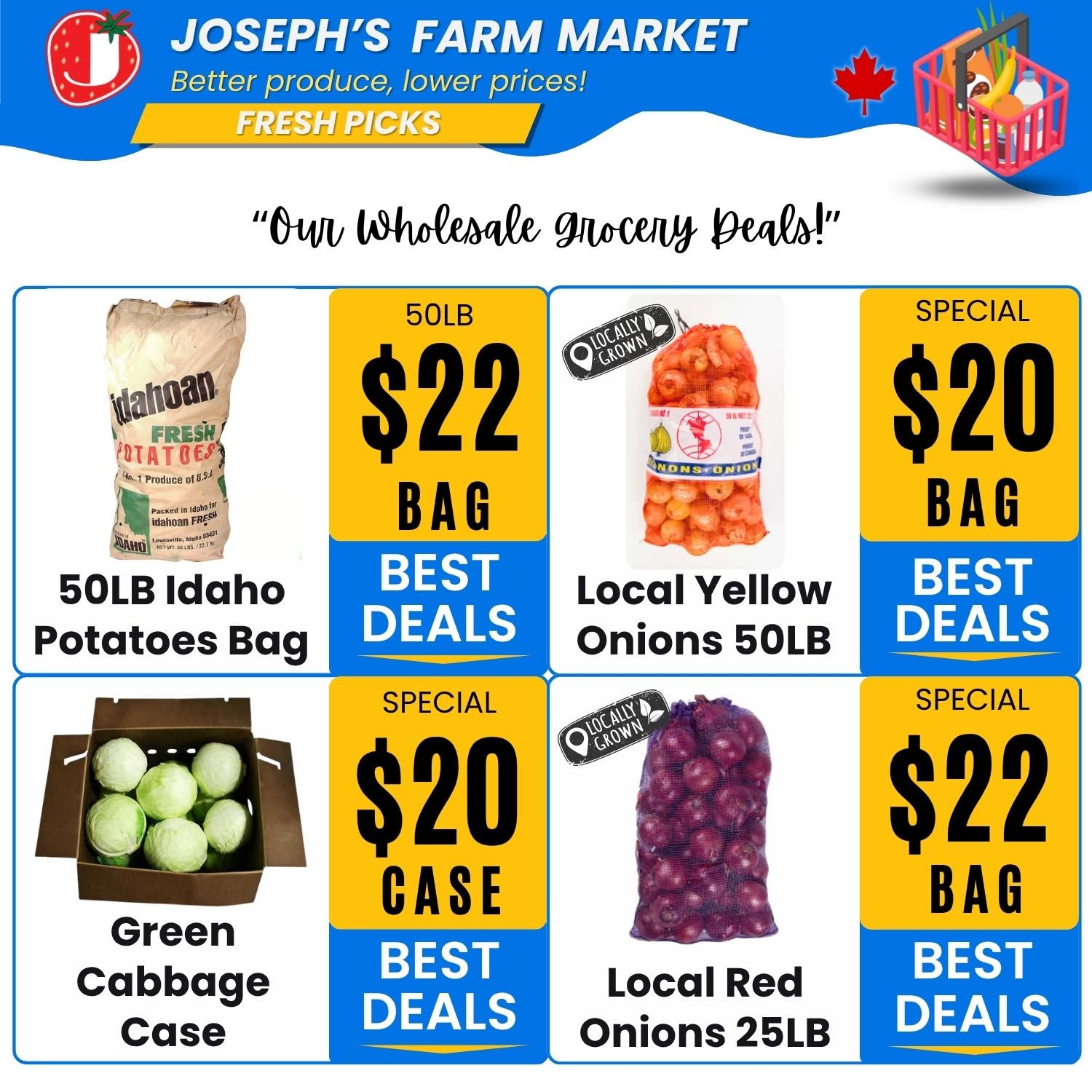Joseph's Farm Market Flyer September 4 to 9