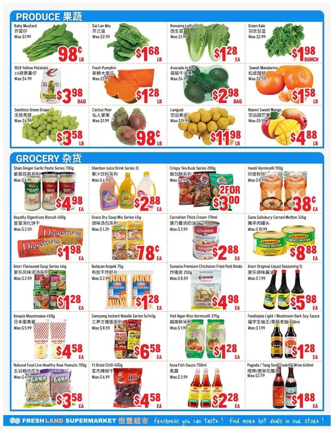 FreshLand Supermarket Flyer September 4 to 10