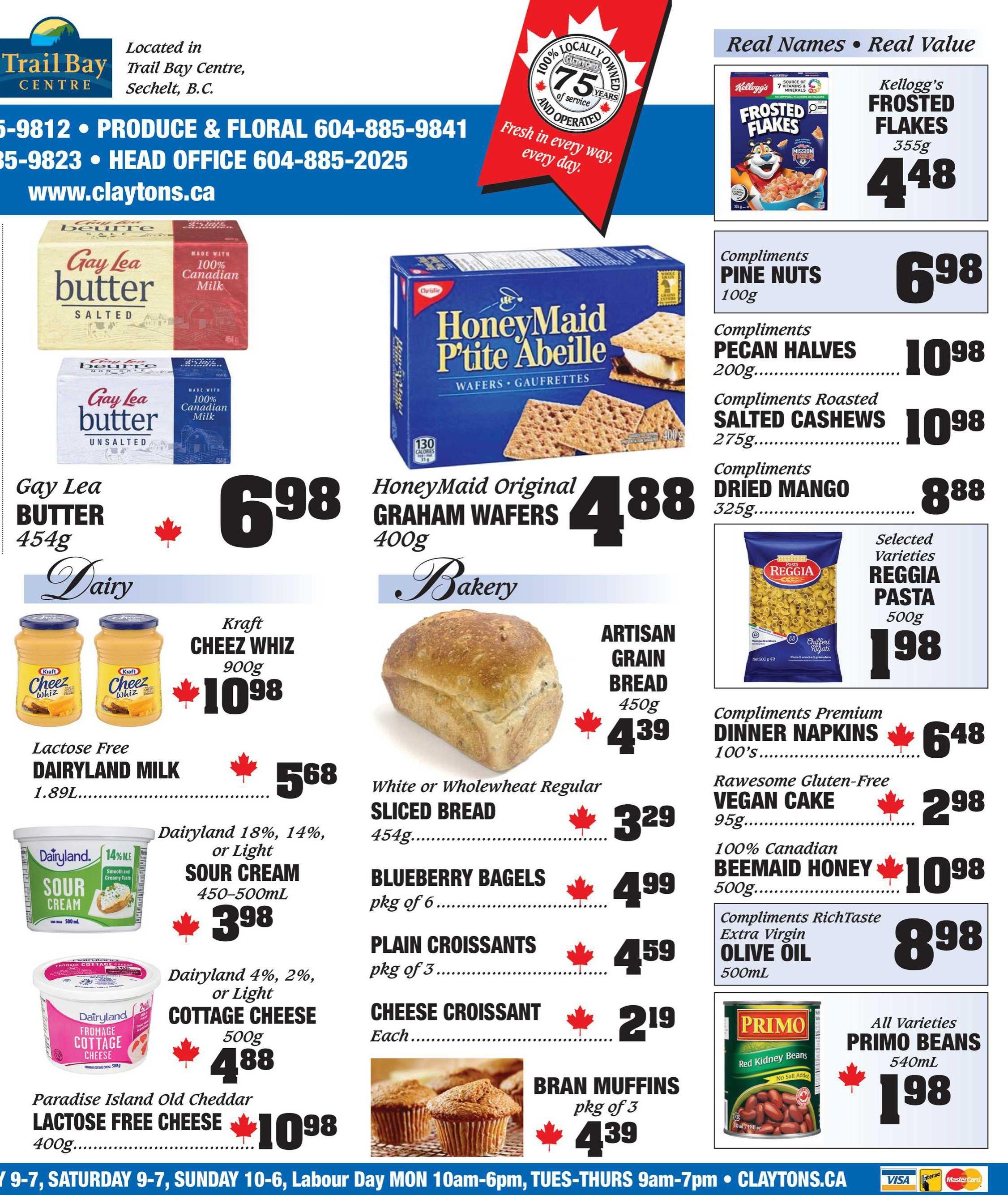 Claytons Heritage Market Flyer September 4 to 10