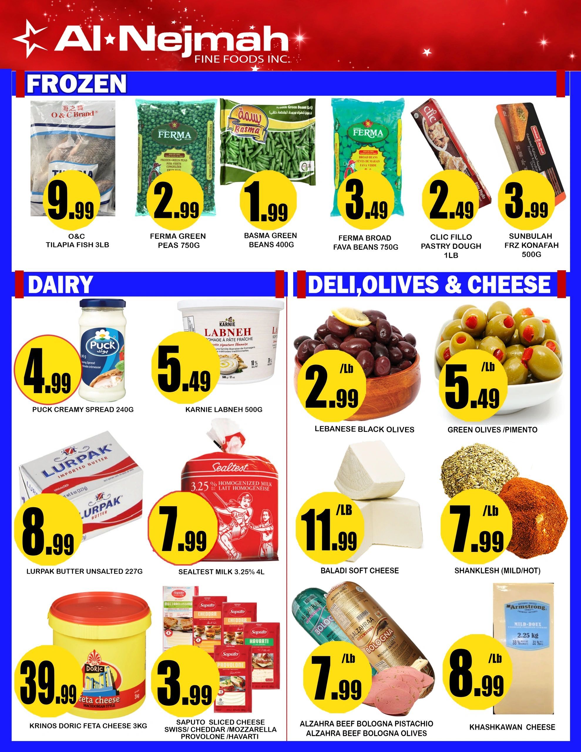 Alnejmah Fine Foods Inc. Flyer September 4 to 10