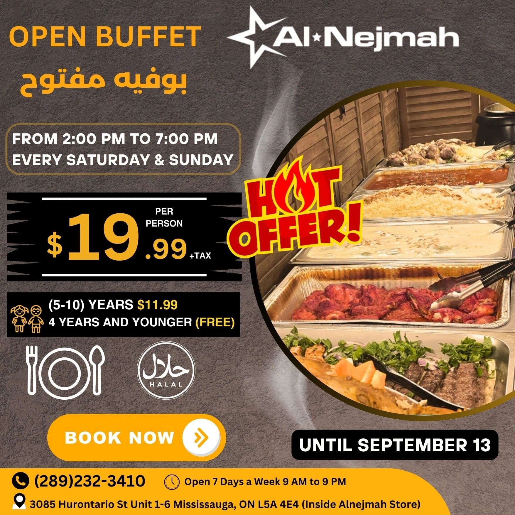 Alnejmah Fine Foods Inc. Flyer September 4 to 10