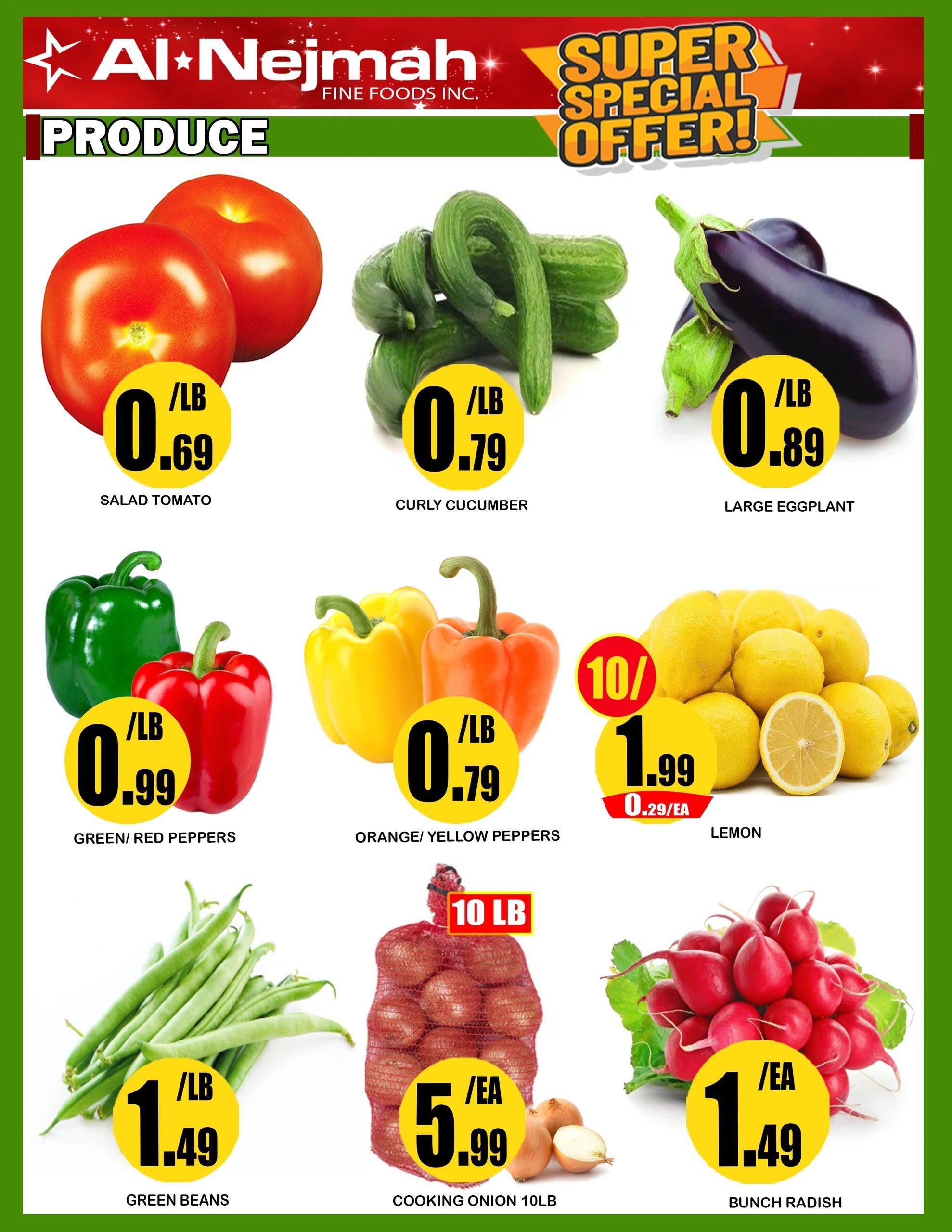 Alnejmah Fine Foods Inc. Flyer September 4 to 10