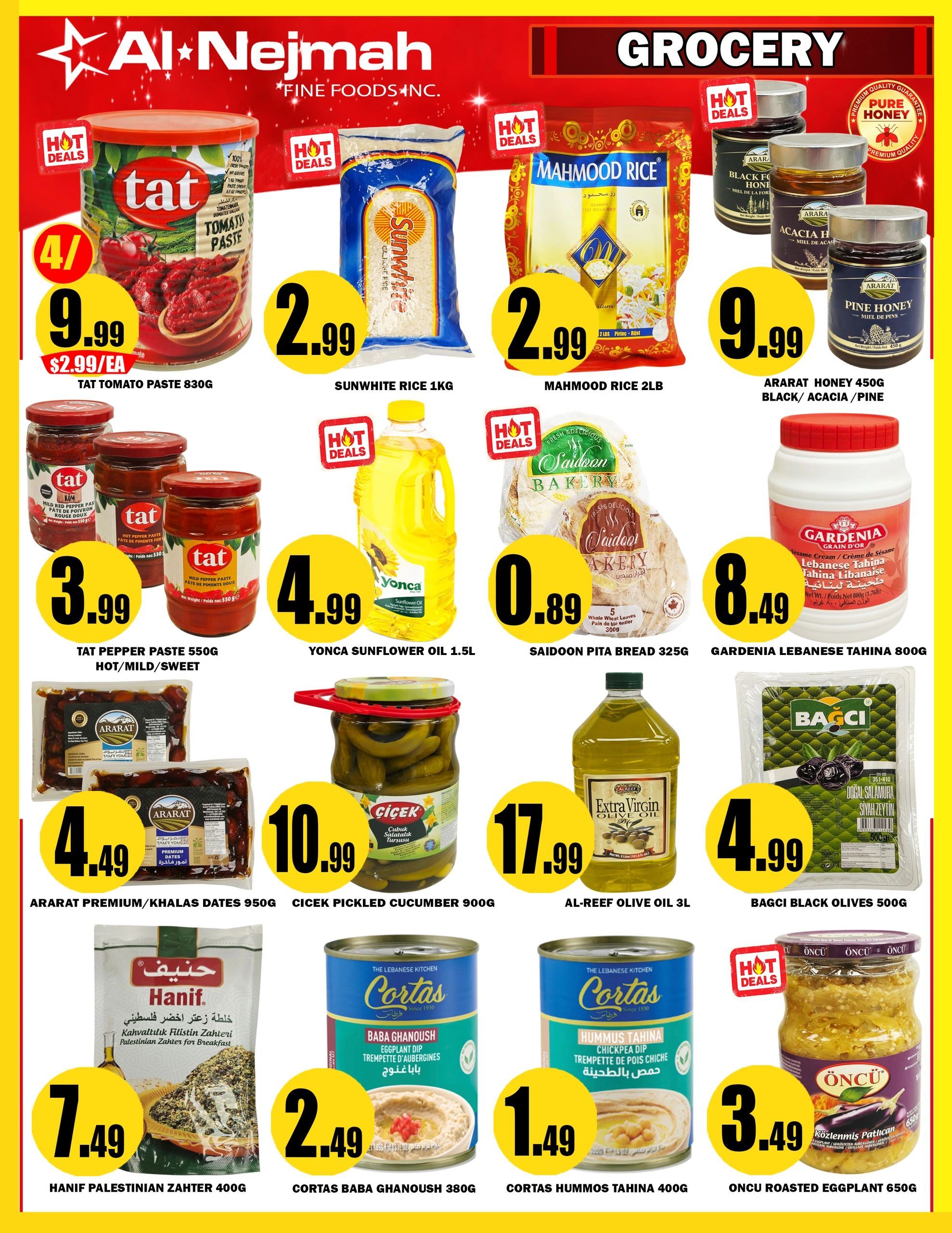 Alnejmah Fine Foods Inc. Flyer September 4 to 10