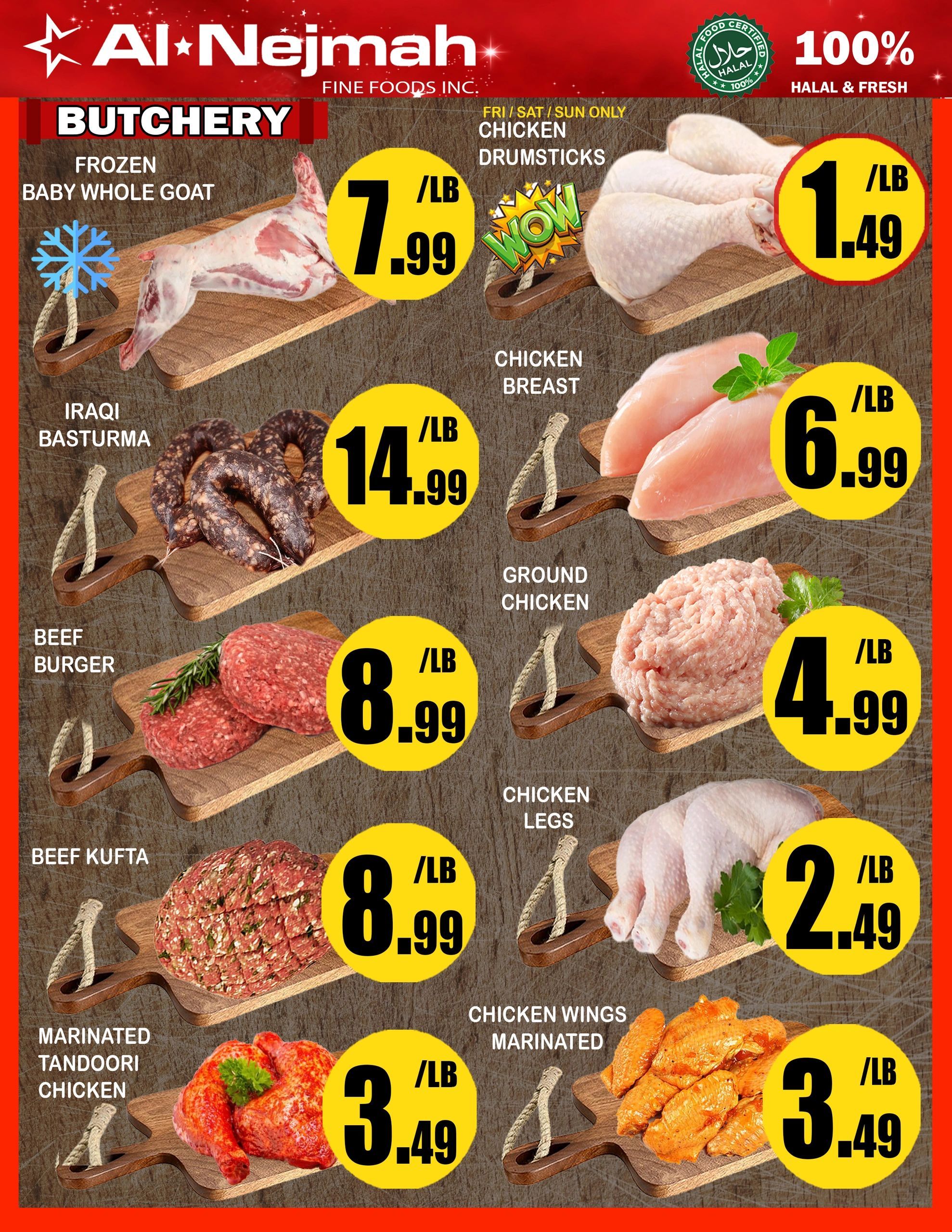 Alnejmah Fine Foods Inc. Flyer September 4 to 10