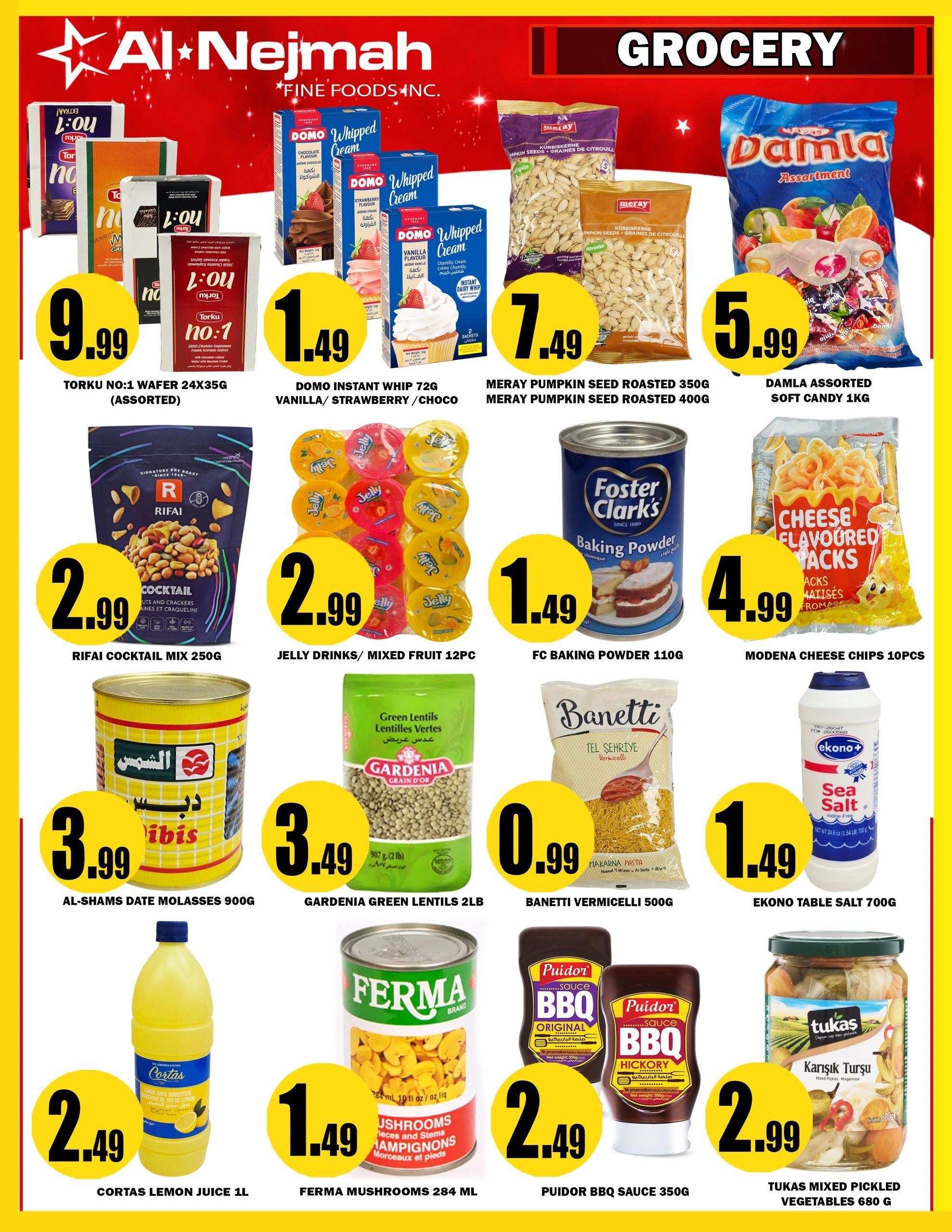 Alnejmah Fine Foods Inc. Flyer September 4 to 10