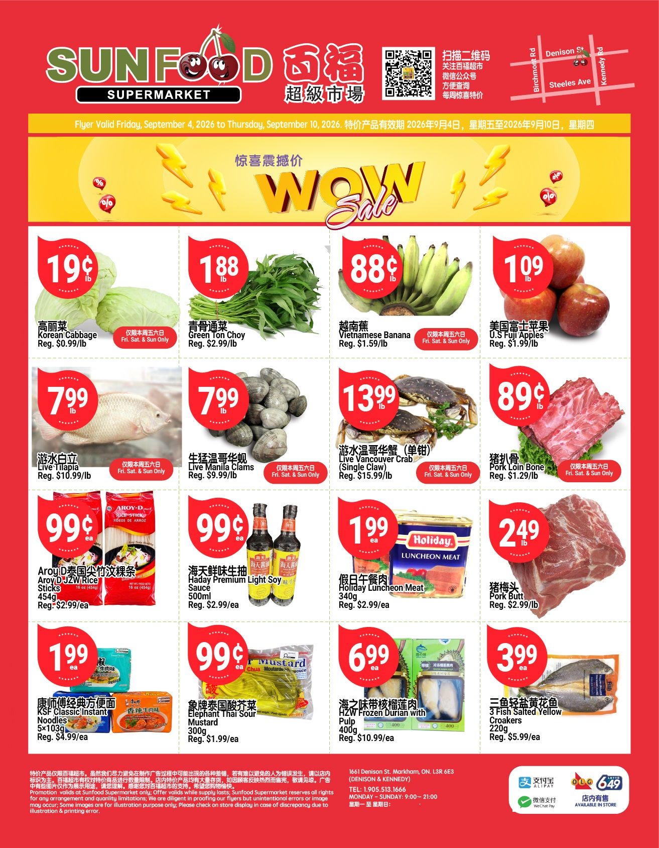 Sunfood Supermarket Flyer September 4 to 10