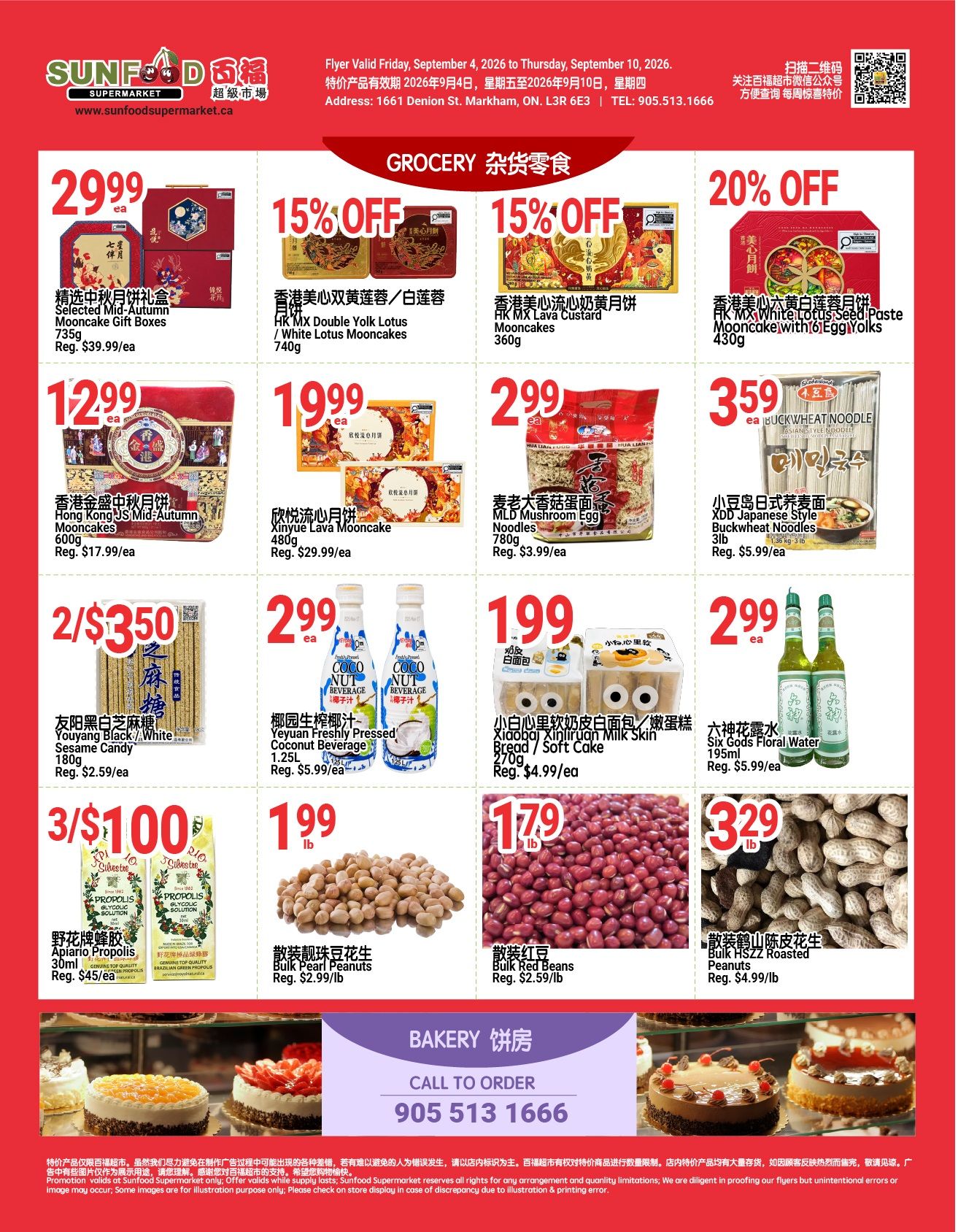 Sunfood Supermarket Flyer September 4 to 10