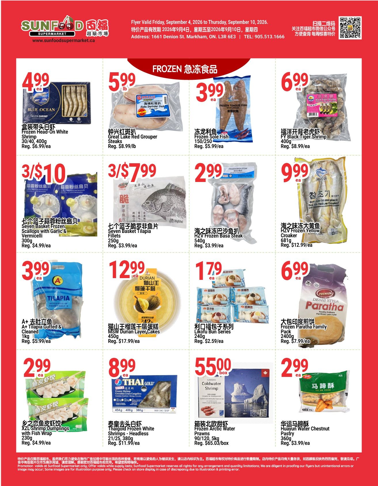 Sunfood Supermarket Flyer September 4 to 10