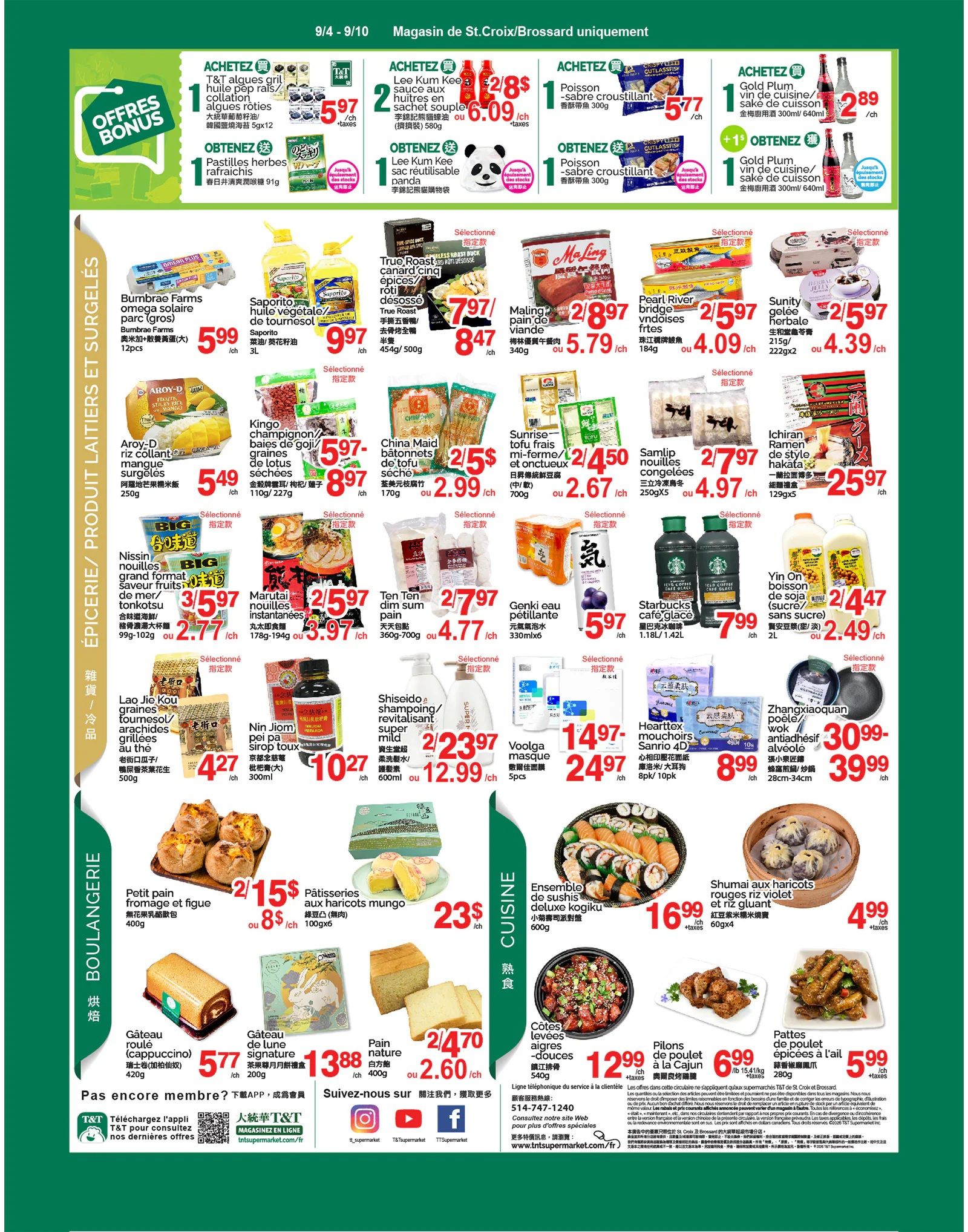 T&T Supermarket (QC) Flyer September 4 to 10