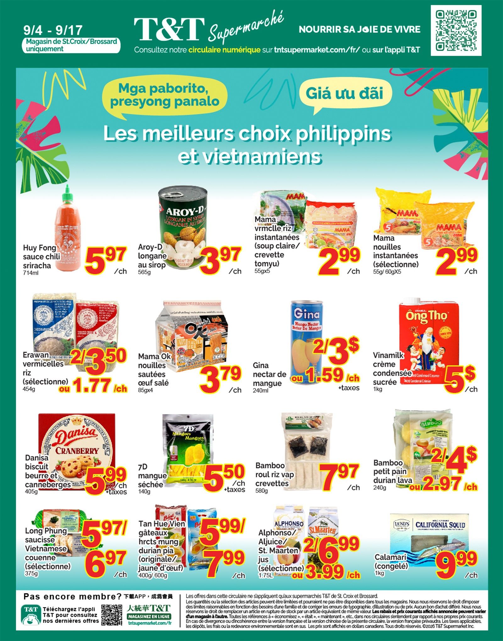 T&T Supermarket (QC) Flyer September 4 to 10