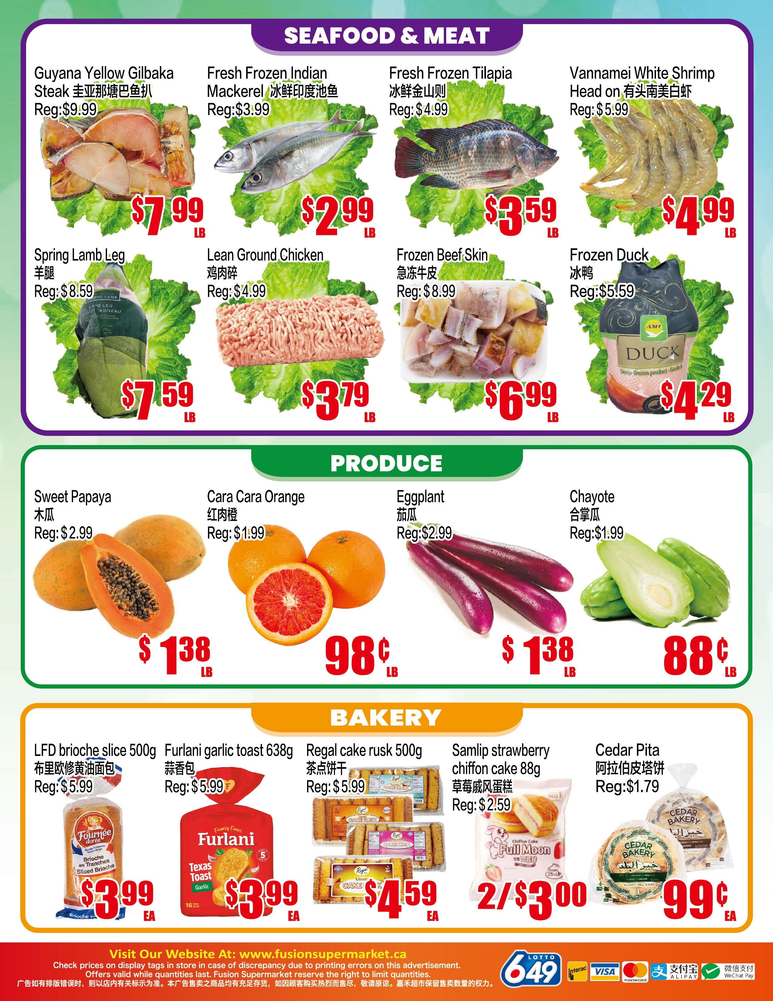 Fusion Supermarket (Scarborough) Flyer September 4 to 10