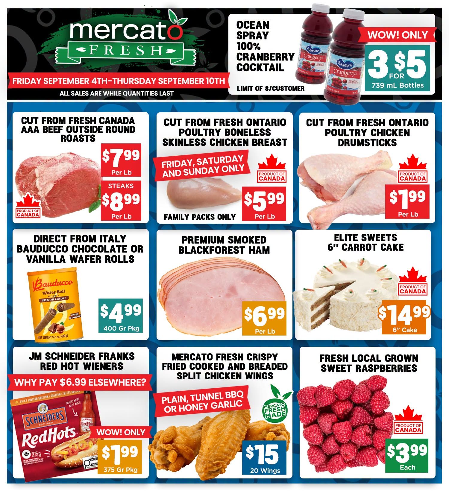 Mercato Fresh Flyer September 4 to 10