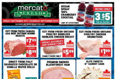Mercato Fresh Flyer September 4 to 10