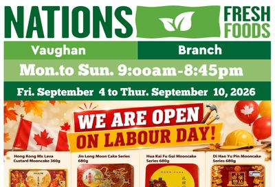Nations Fresh Foods (Vaughan) Flyer September 4 to 10