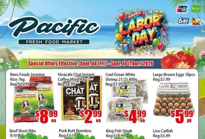 Pacific Fresh Food Market (North York) Flyer September 4 to 10