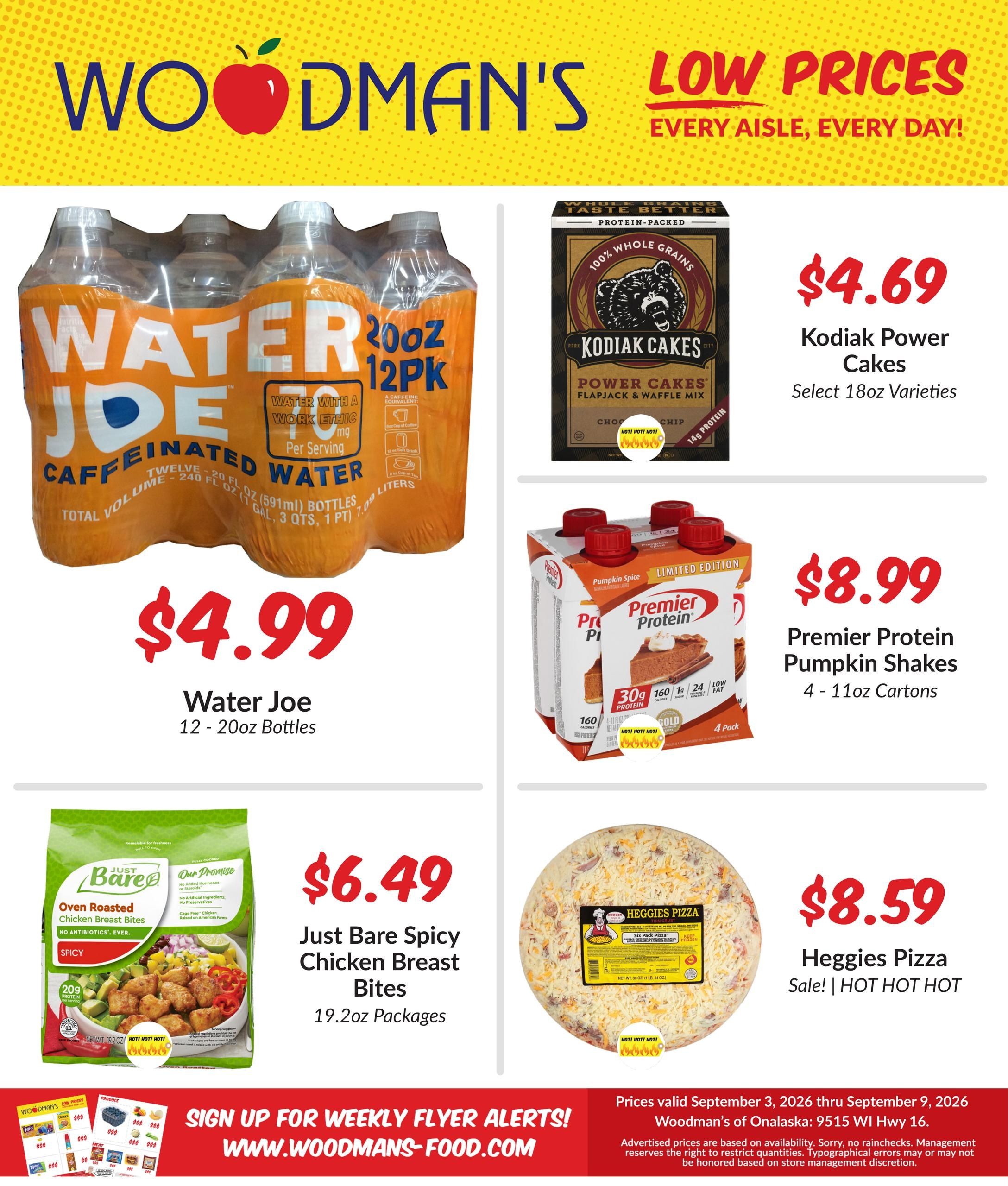 Woodman's Food Market (Spring Grove Area, MN) M1000 Weekly Weekly Ad September 3 - 9, 2026