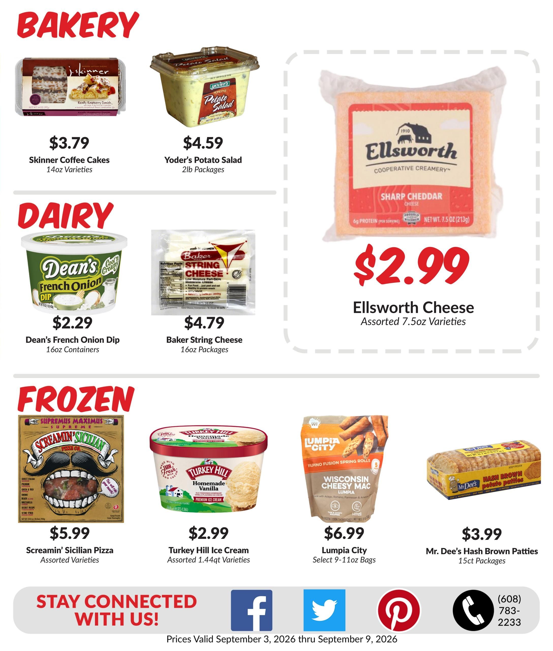 Woodman's Food Market (Spring Grove Area, MN) M1000 Weekly Weekly Ad September 3 - 9, 2026