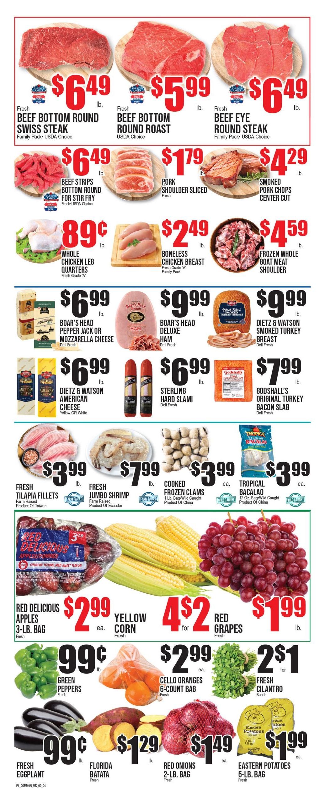 Extra Supermarket (Elizabeth Area, NJ) Weekly Ad September 4 - 17, 2026