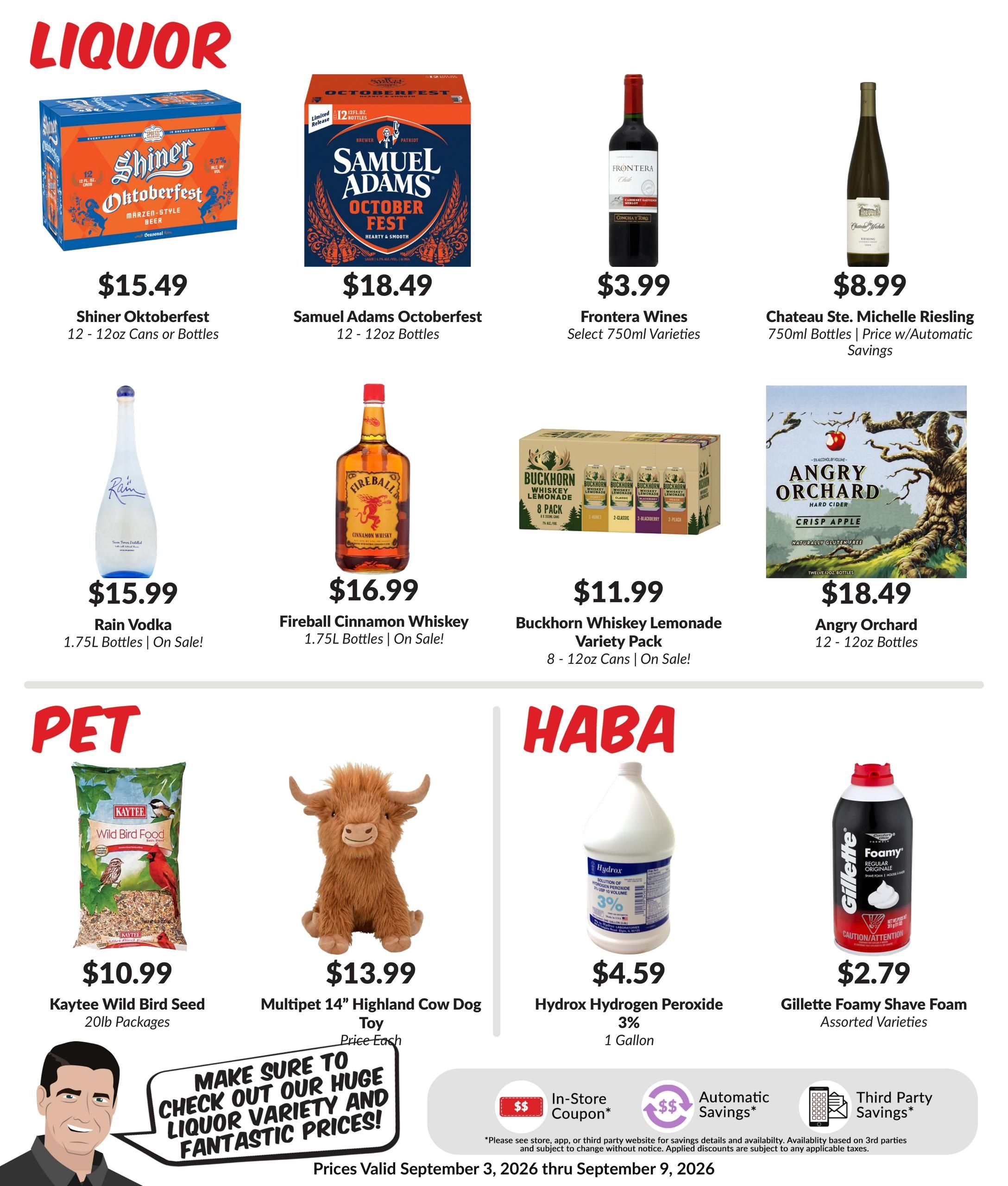 Woodman's Food Market (Aurora Area, IL) M1000 Weekly Weekly Ad September 3 - 9, 2026