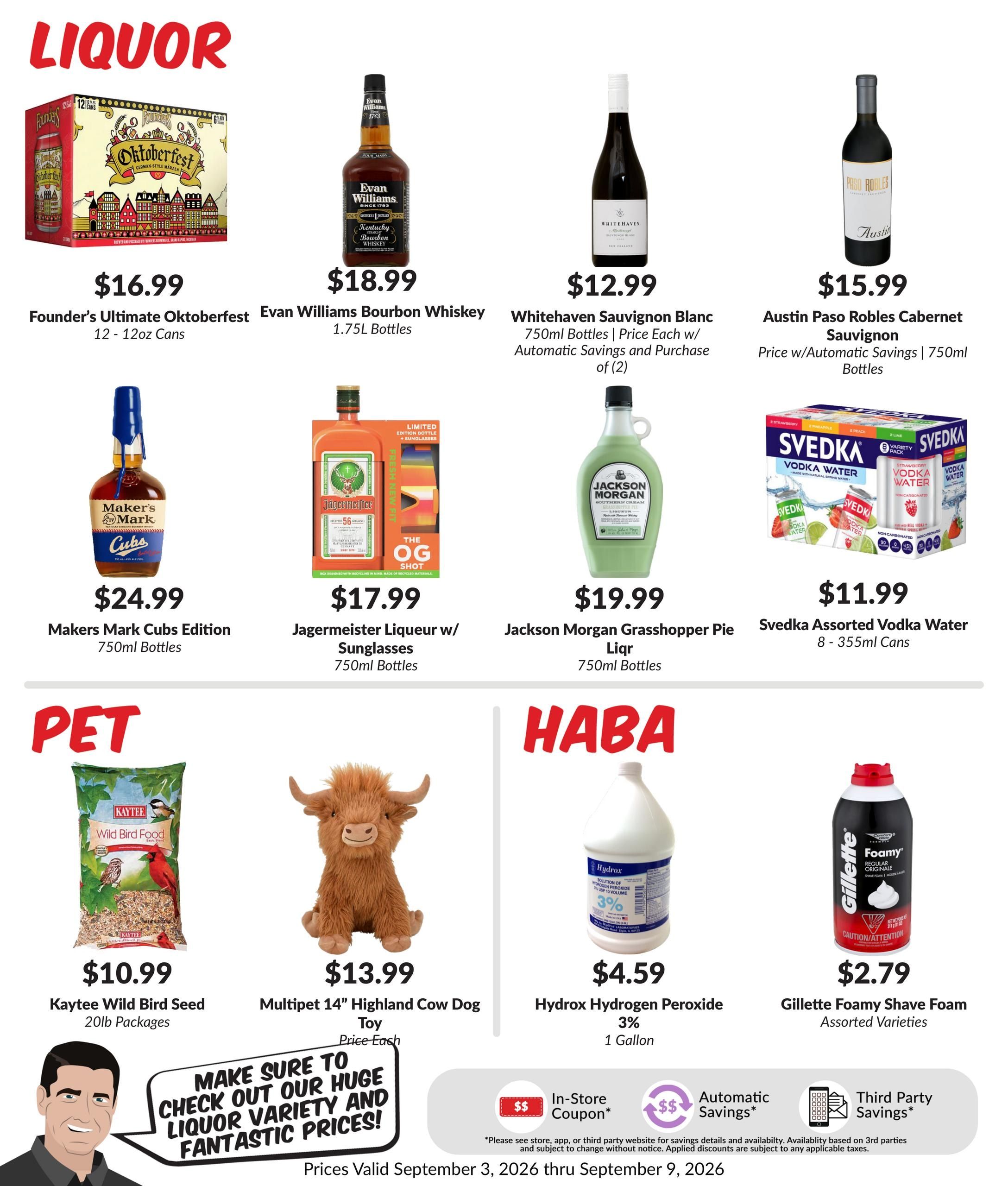 Woodman's Food Market (Rockford Area, IL) M1000 Weekly Weekly Ad September 3 - 9, 2026