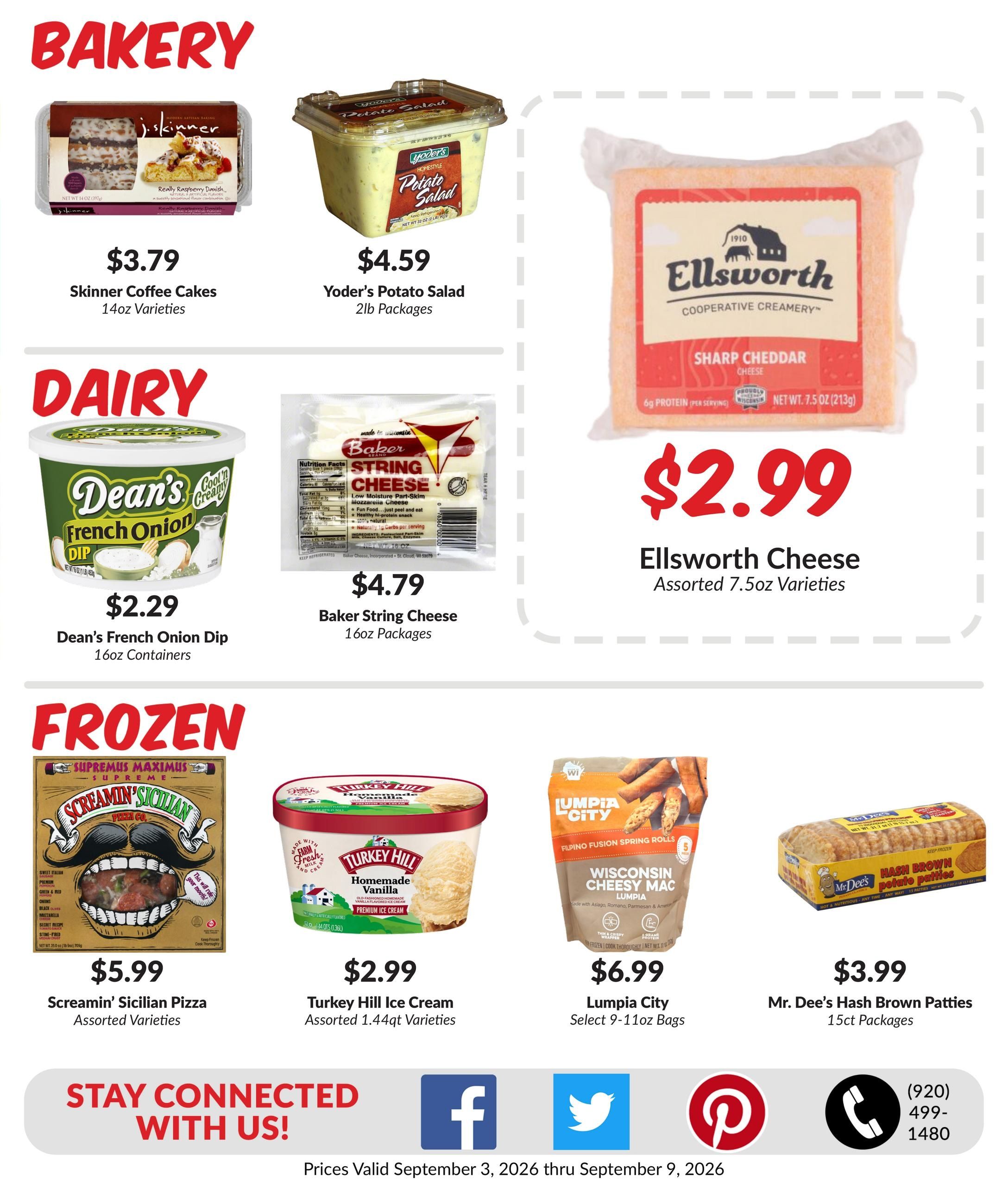Woodman's Food Market (Green Bay Area, WI) M1000 Weekly Weekly Ad September 3 - 9, 2026