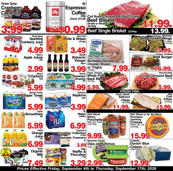 Greco's Fresh Market Flyer September 4 to 17