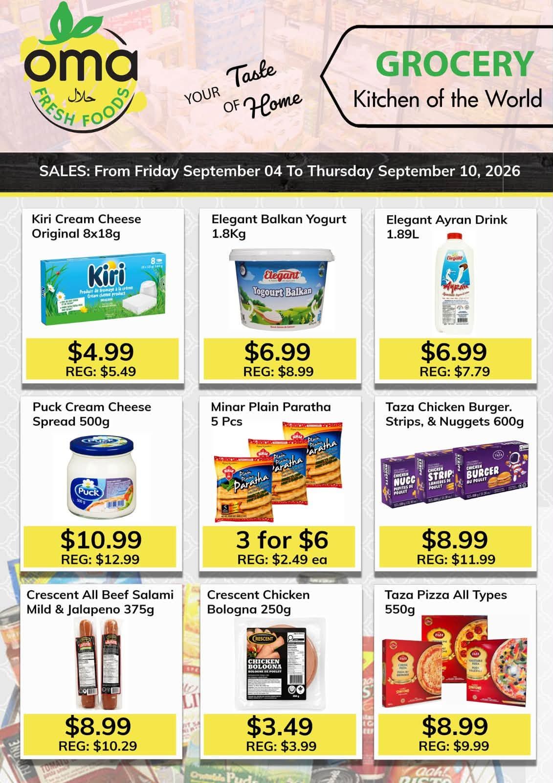 Oma Fresh Foods Flyer September 4 to 10