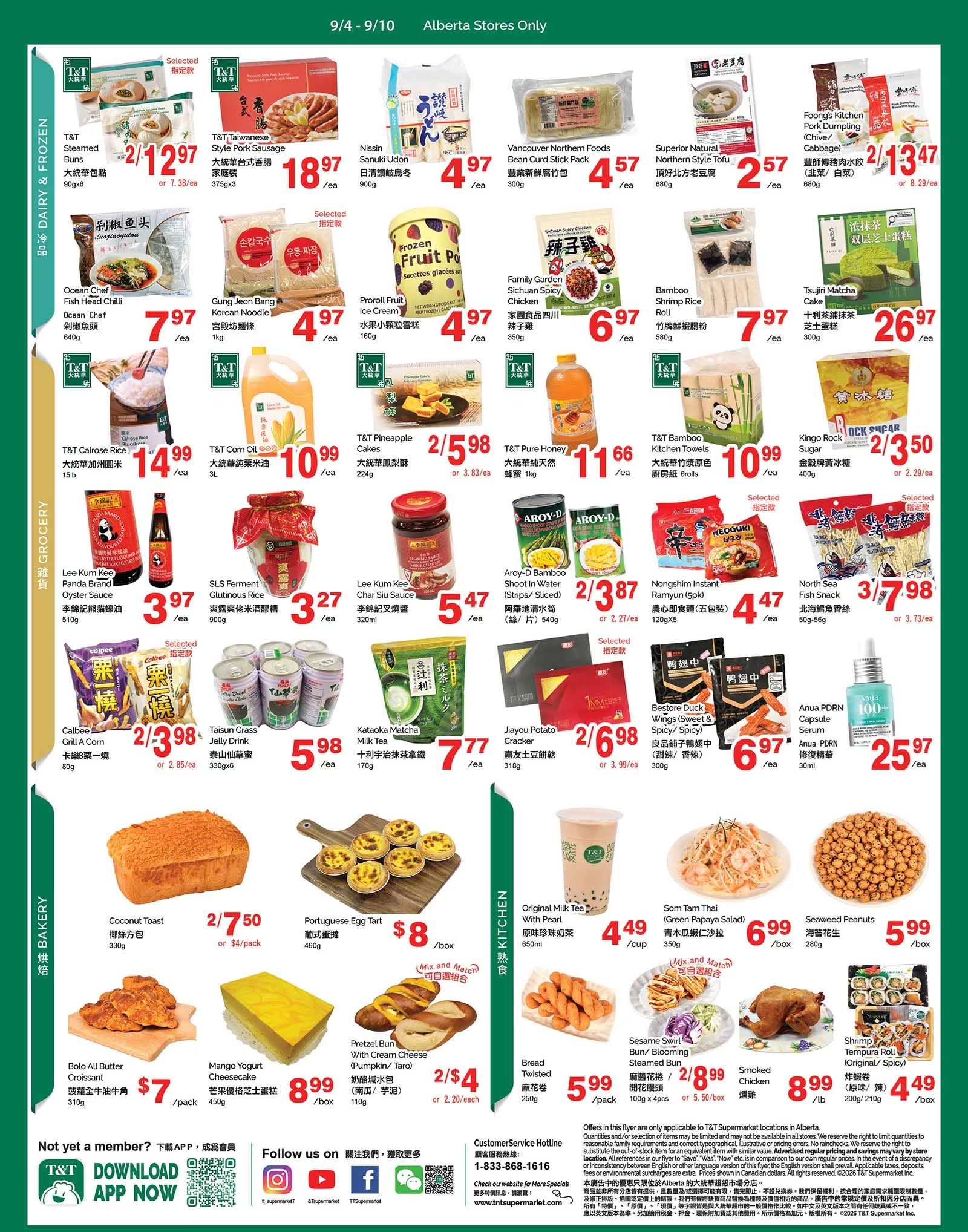 T&T Supermarket (AB) Flyer September 4 to 10