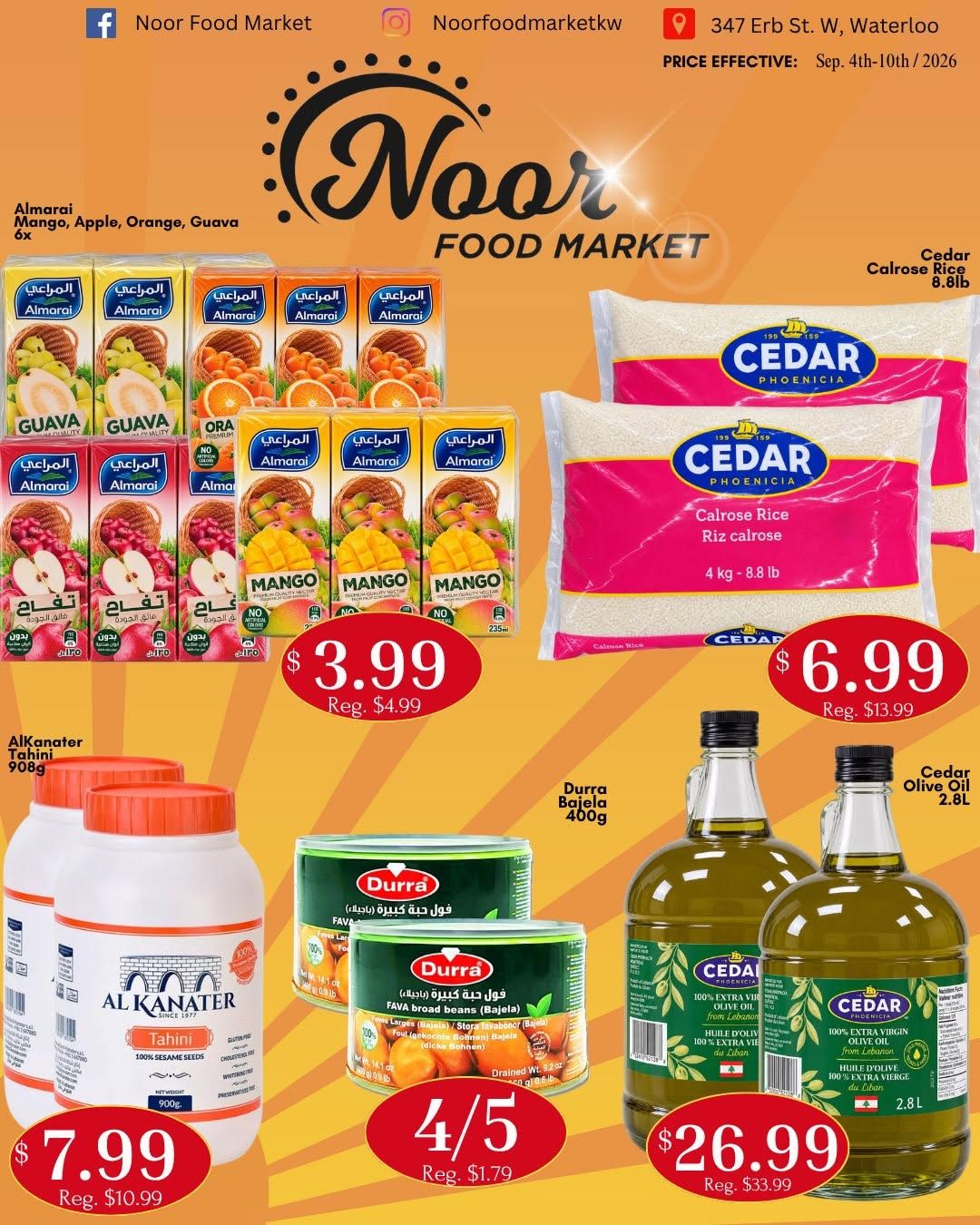 Noor Food Market Flyer September 4 to 10