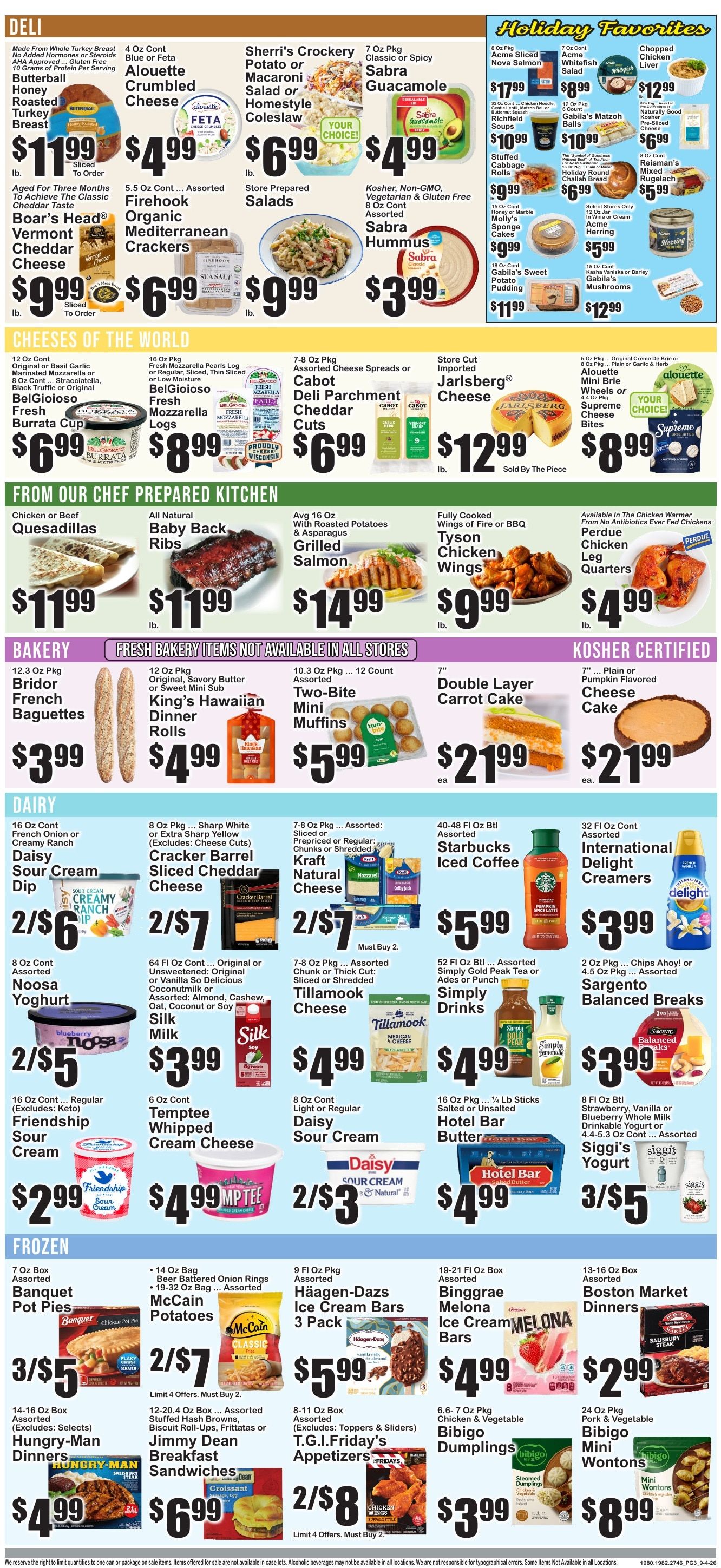The Food Emporium Weekly Ad September 4 - 10, 2026