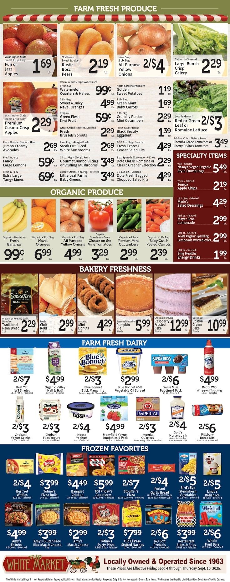 The White Market Weekly Ad September 4 - 10, 2026