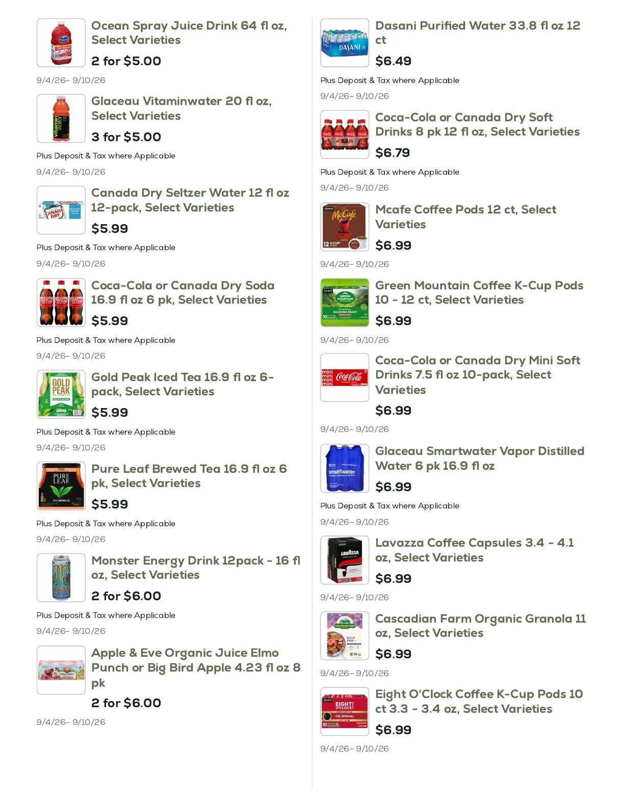 Geissler's Supermarket Weekly Ad September 4 - 10, 2026