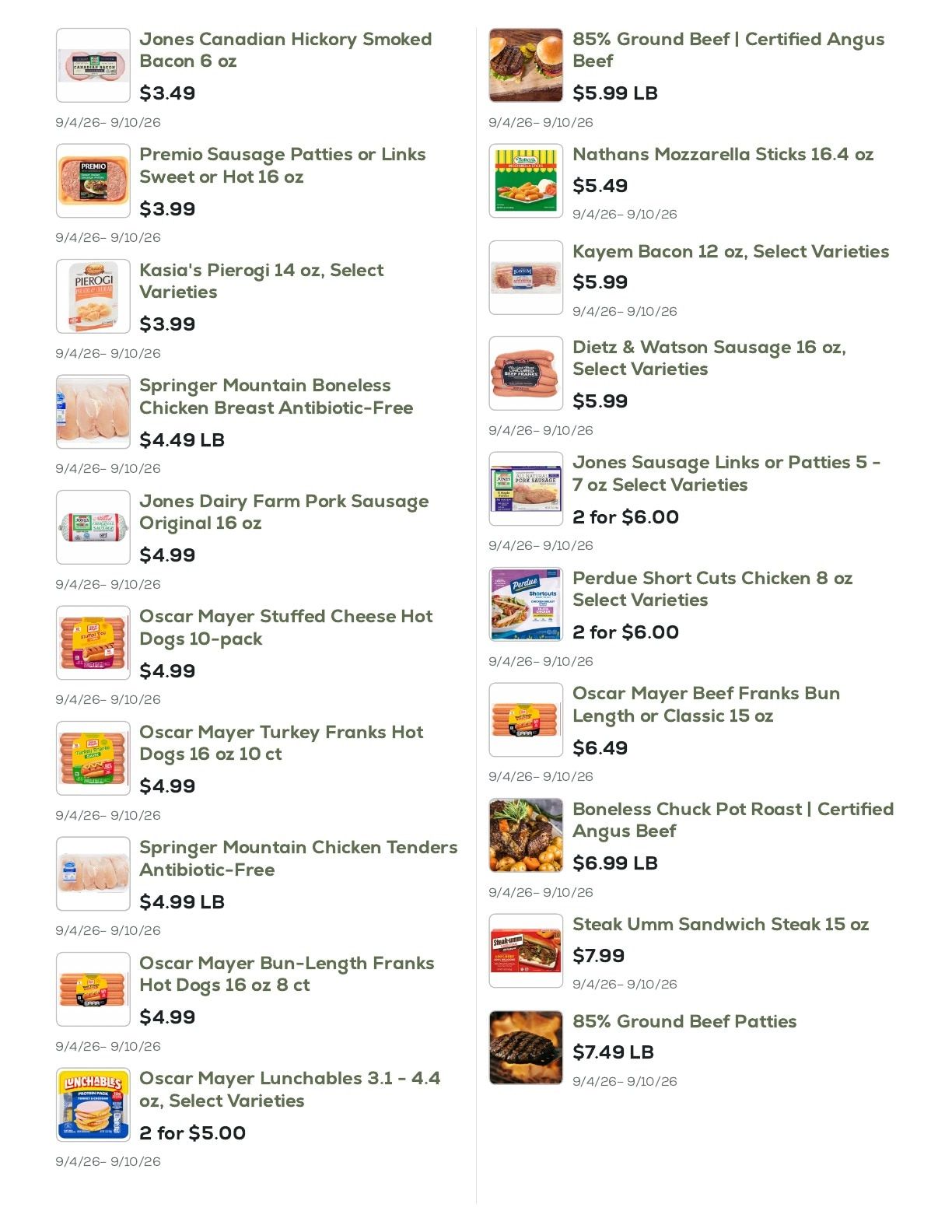 Geissler's Supermarket Weekly Ad September 4 - 10, 2026