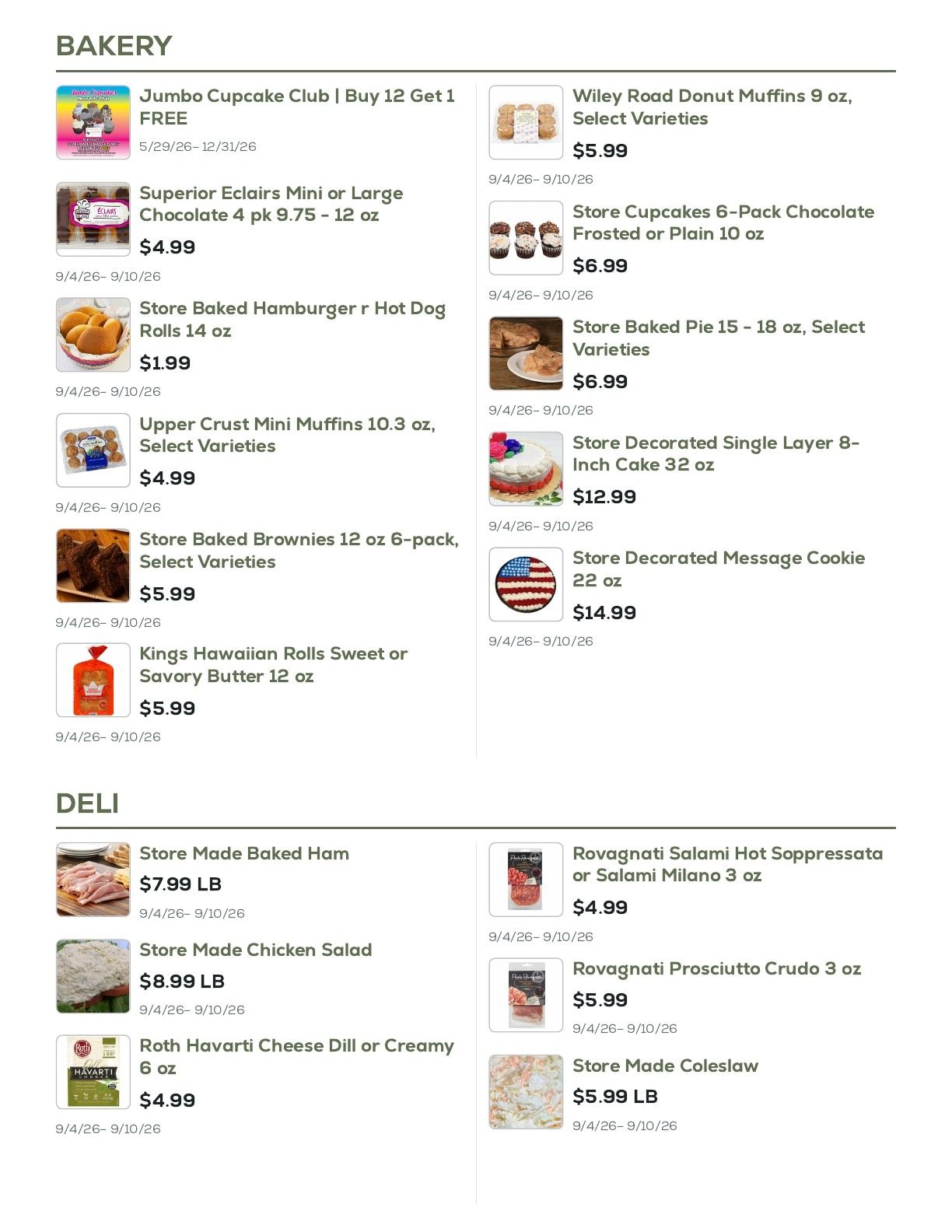 Geissler's Supermarket Weekly Ad September 4 - 10, 2026