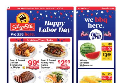 ShopRite (949 Beards Hill Rd, Aberdeen, MD) Weekly Ad September 4 - 10, 2026