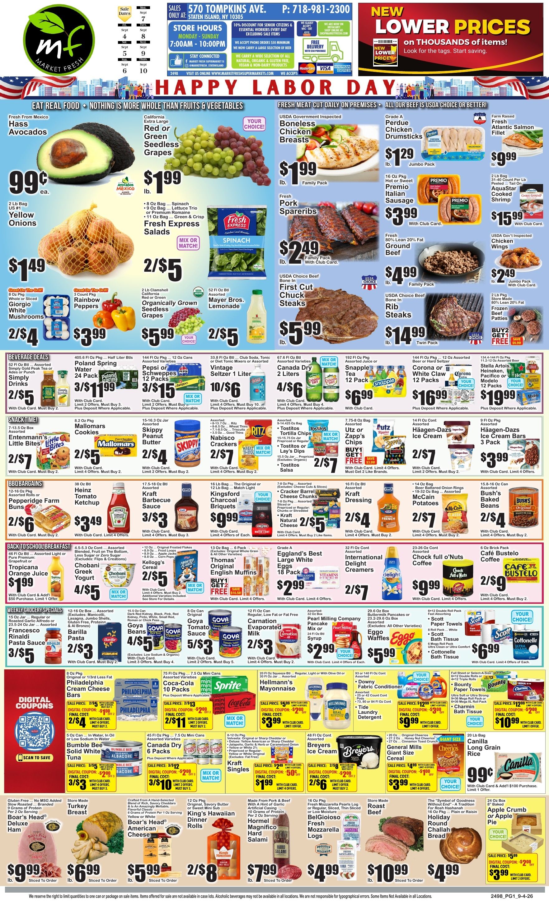 Market Fresh Supermarkets Weekly Ad September 4 - 10, 2026