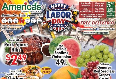 America's Food Basket (Massachusetts) Weekly Ad September 4 - 10, 2026