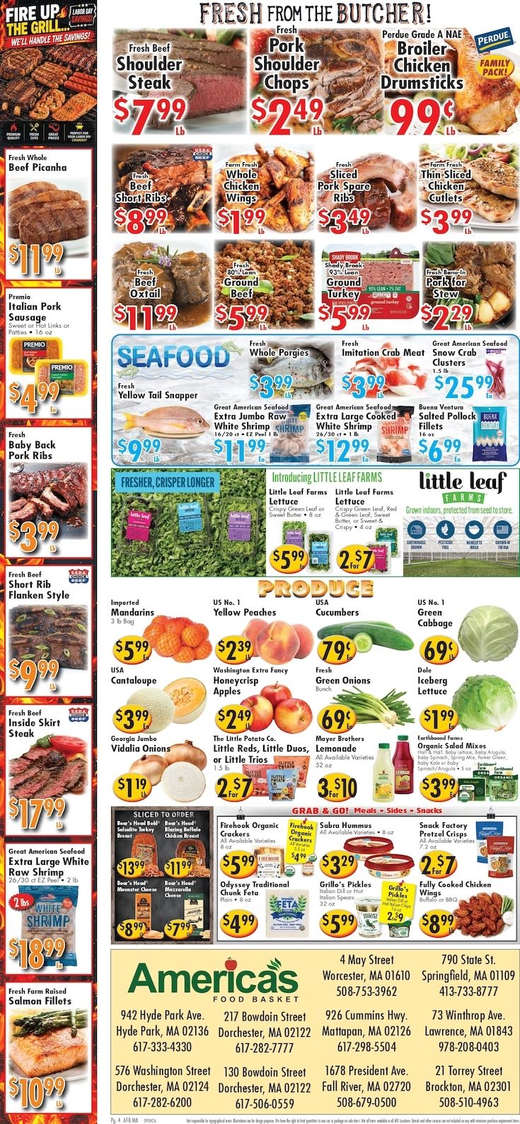 America's Food Basket (Massachusetts) Weekly Ad September 4 - 10, 2026