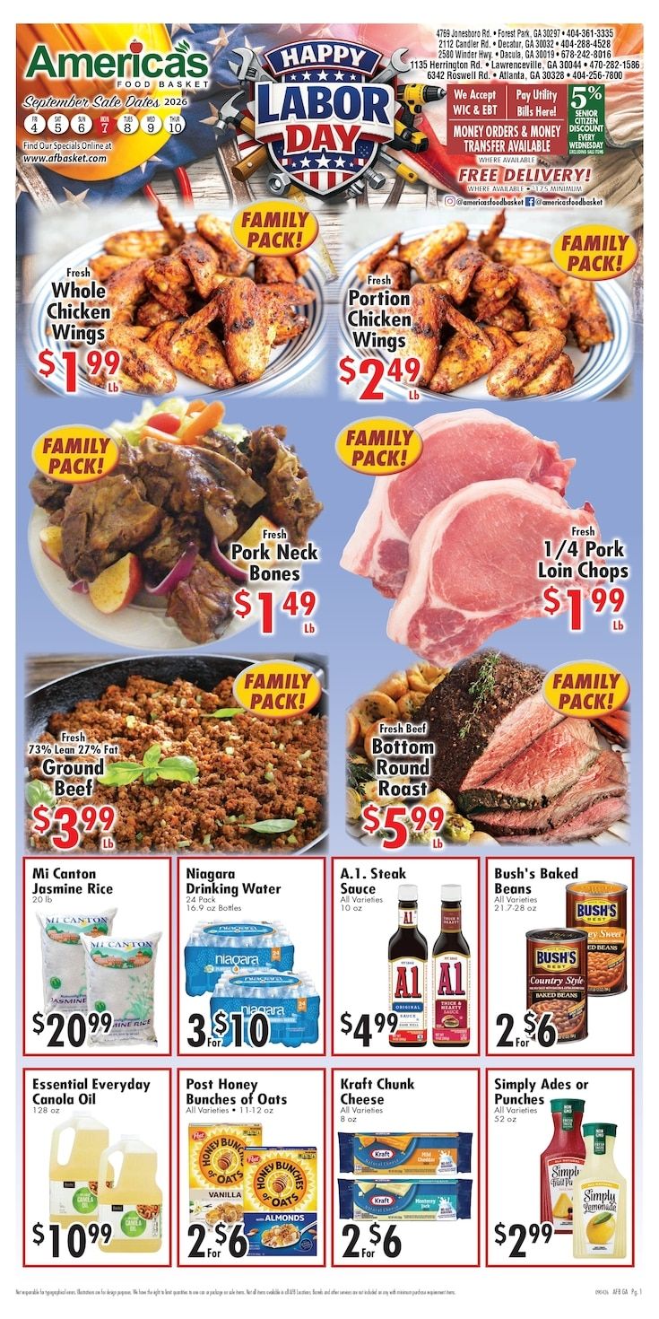 America's Food Basket (Georgia) Weekly Ad September 4 - 10, 2026