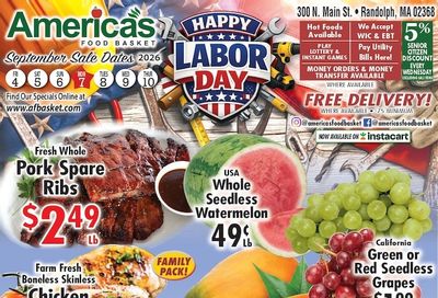 America's Food Basket (Randolph, MA) Weekly Ad September 4 - 10, 2026