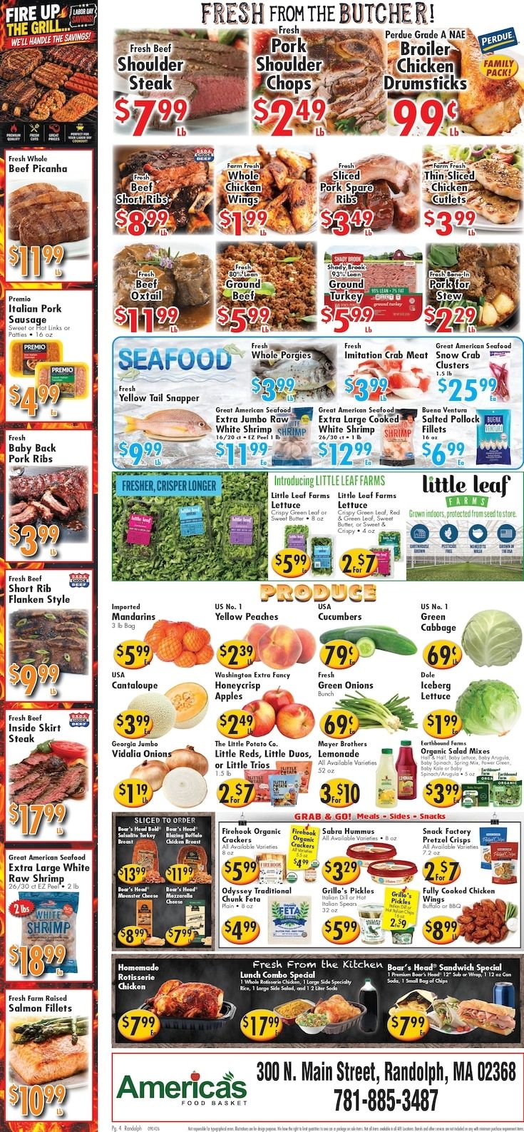 America's Food Basket (Randolph, MA) Weekly Ad September 4 - 10, 2026