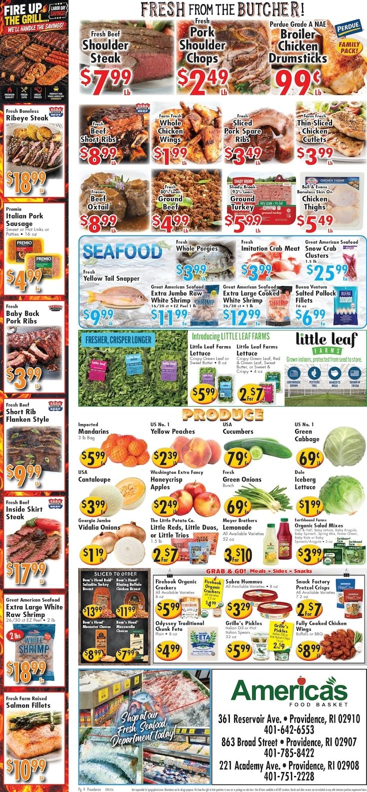 America's Food Basket (Rhode Island) Weekly Ad September 4 - 10, 2026
