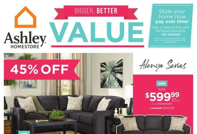 Ashley HomeStore (West) Flyer July 9 to 15