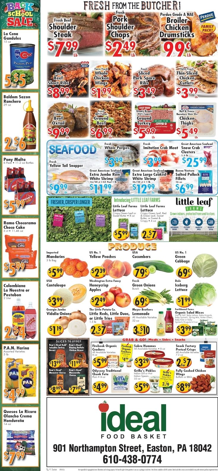 Ideal Food Basket (Easton, PA) Weekly Ad September 4 - 10, 2026