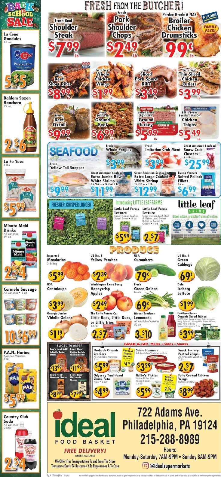 Ideal Food Basket (Philadelphia, PA) Weekly Ad September 4 - 10, 2026