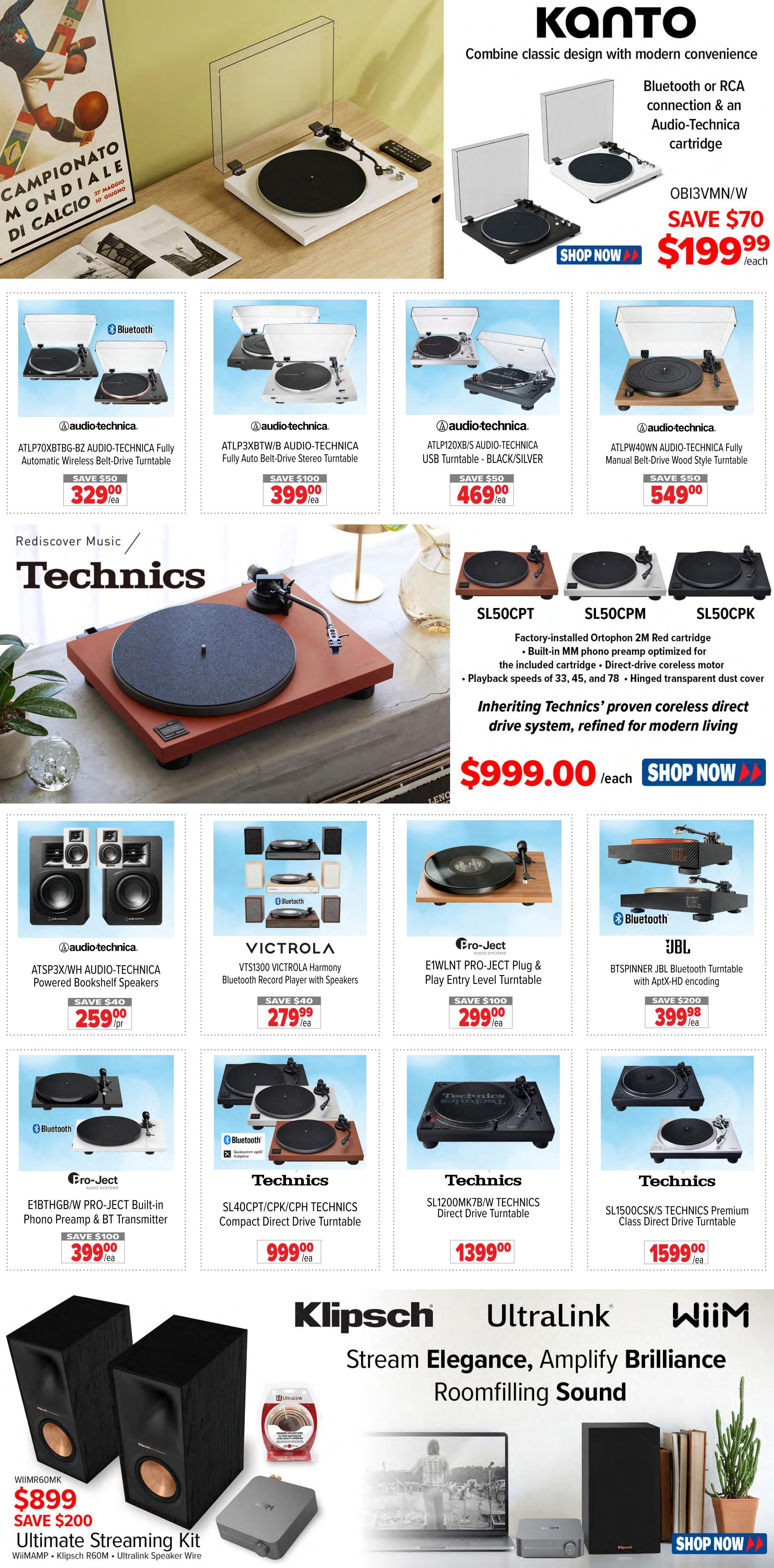 2001 Audio Video Flyer September 4 to 10