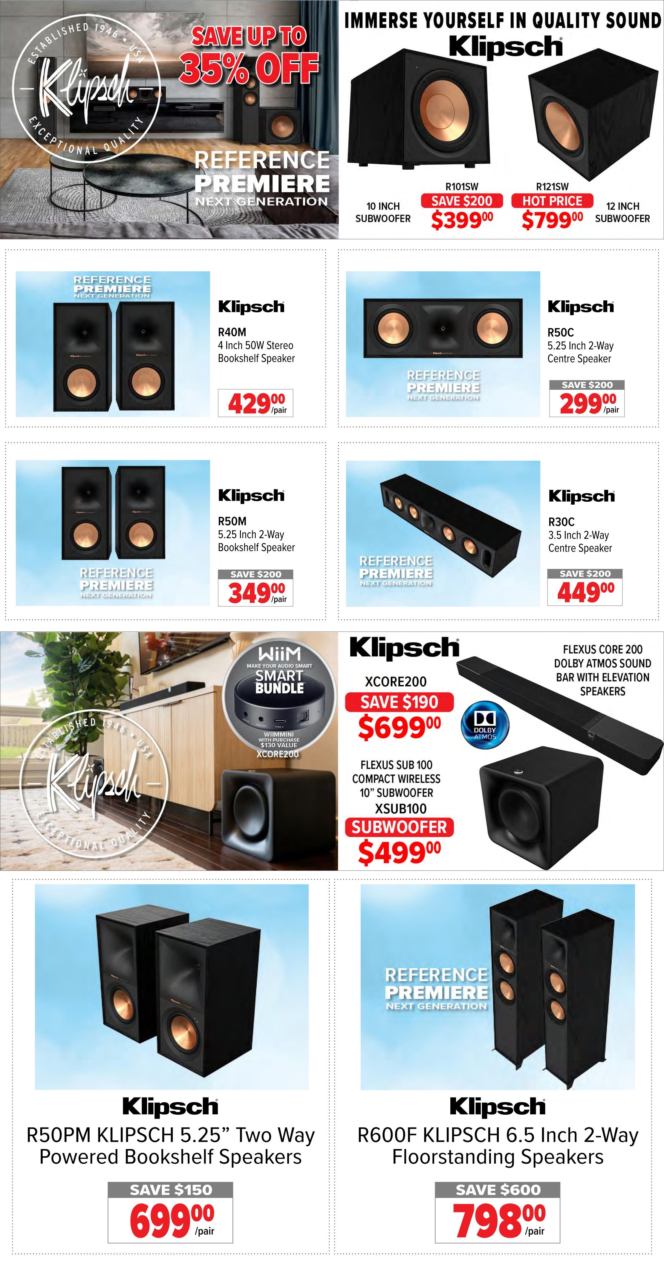 2001 Audio Video Flyer September 4 to 10