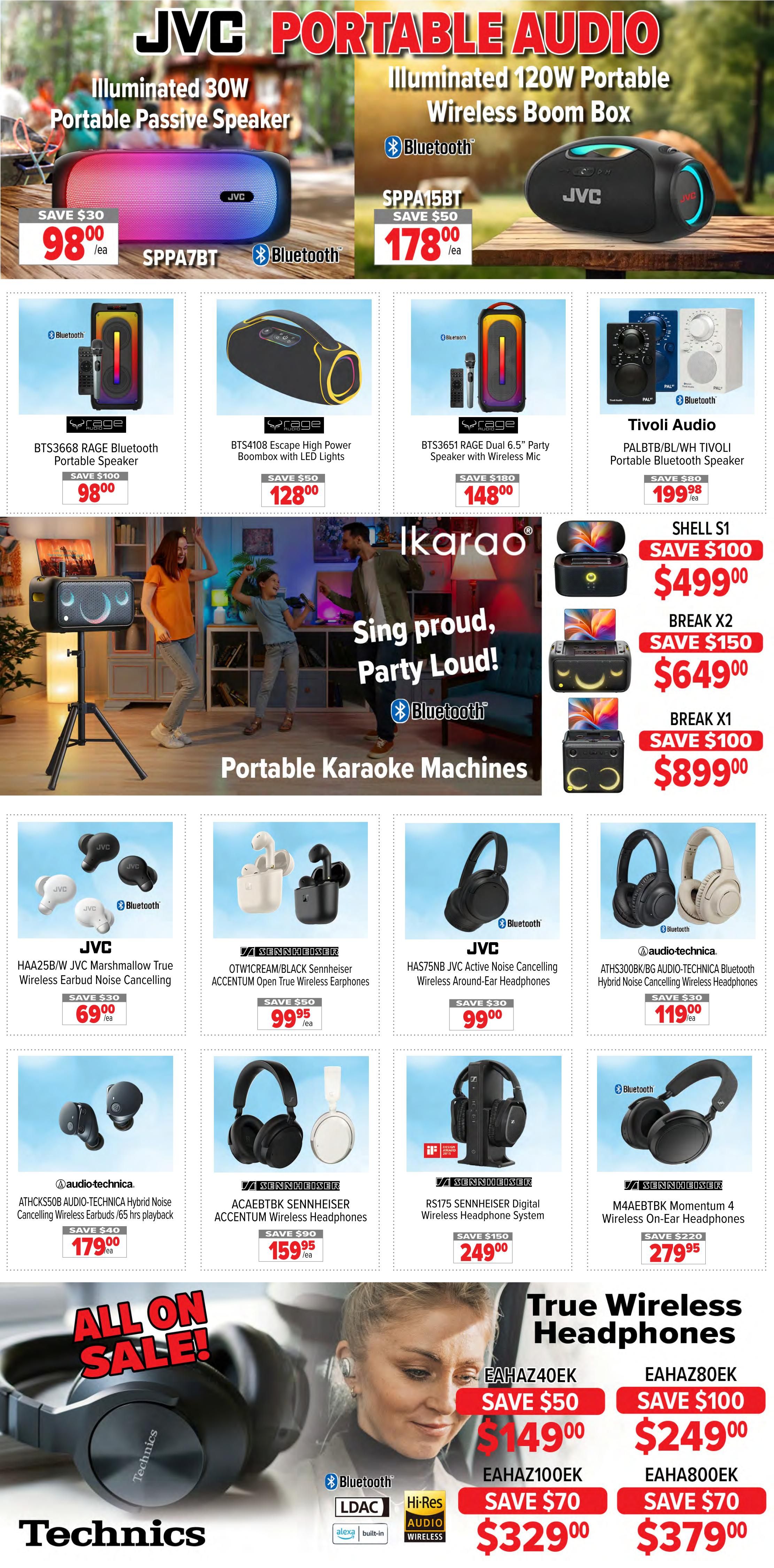 2001 Audio Video Flyer September 4 to 10